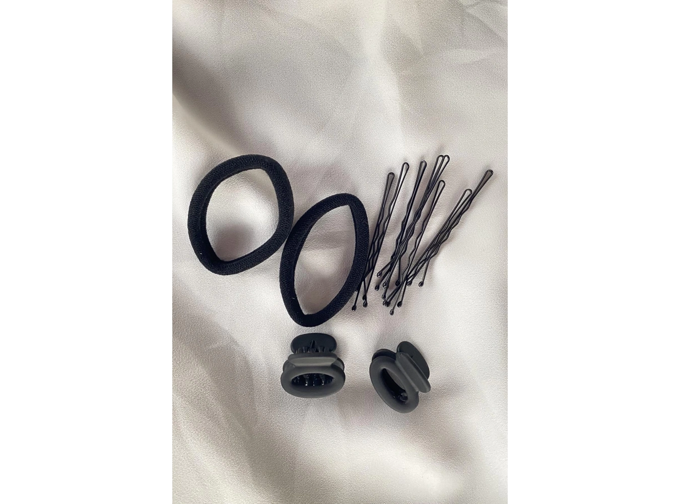 Siyah Renk Lastik Mandal Toka Set