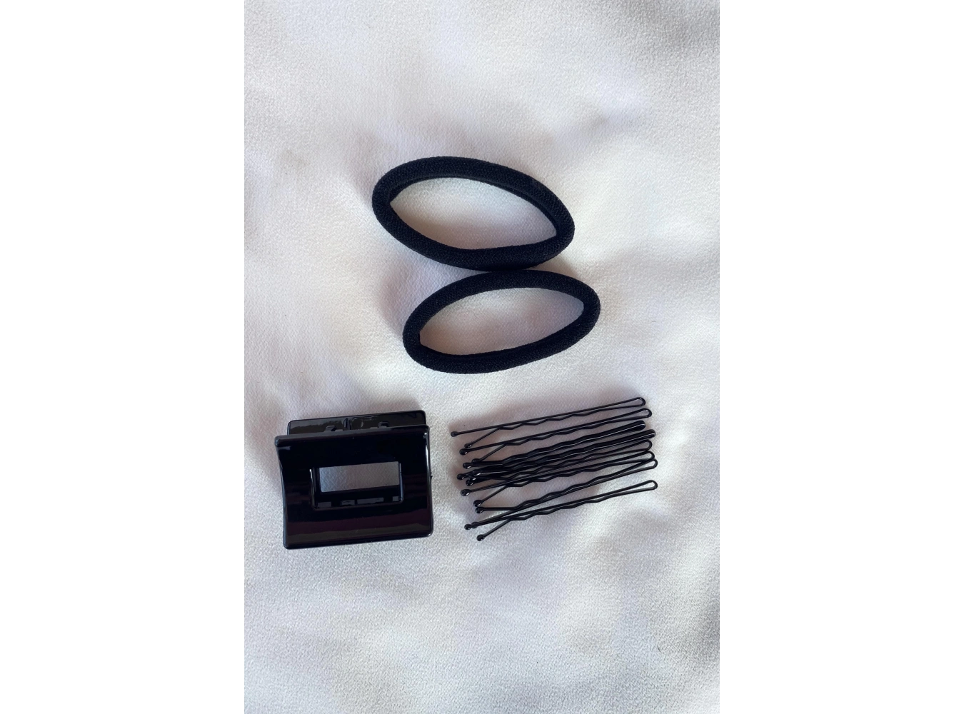 Siyah Renk Lastik Mandal Toka Set