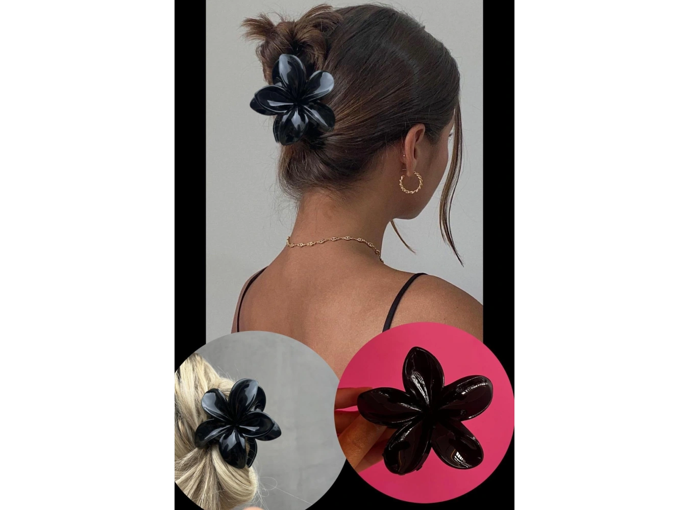 Siyah Renk Lotus Mandal Toka