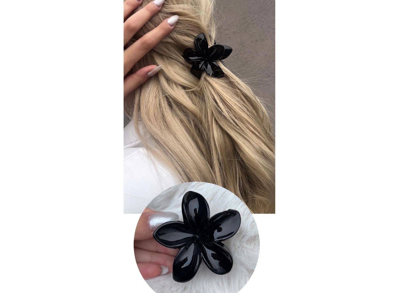 Siyah Renk Lotus Toka (Orta Boy)