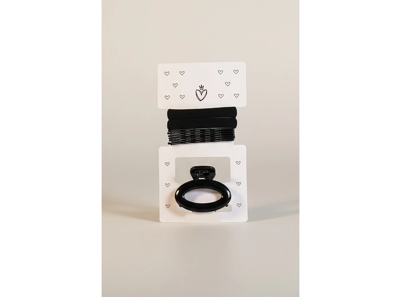 Siyah Renk Mandal Toka Tel Toka Ve Lastik Toka Set