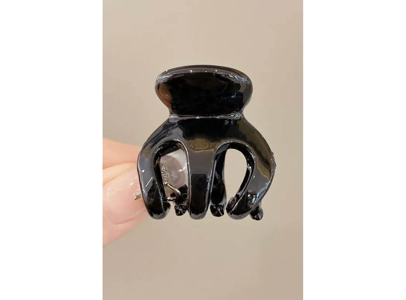 Siyah Renk Mini Mandal Toka