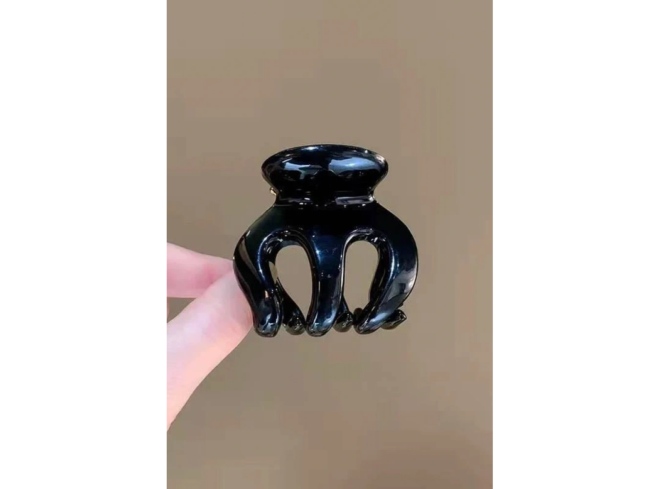 Siyah Renk Mini Mandal Toka