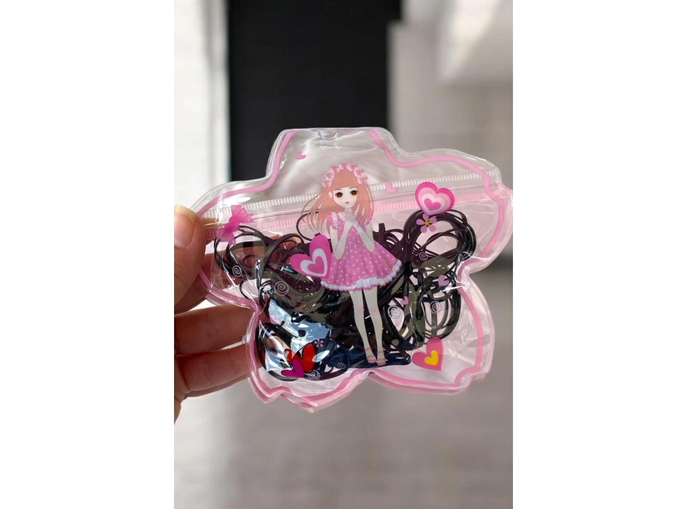 Siyah Renk Perma Paket Lastik Toka