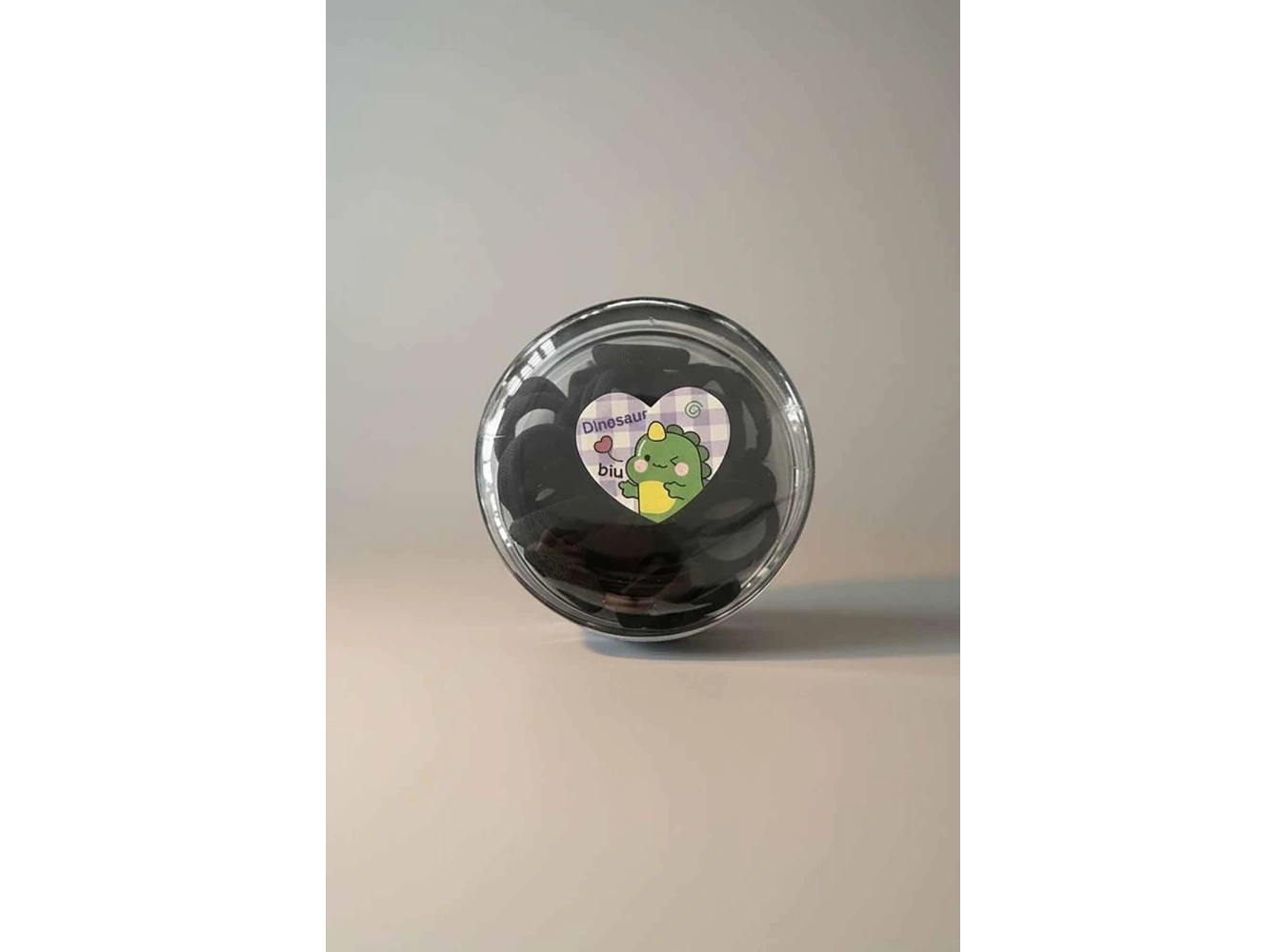 Siyah Renk Perma Ve Lastik Toka Set