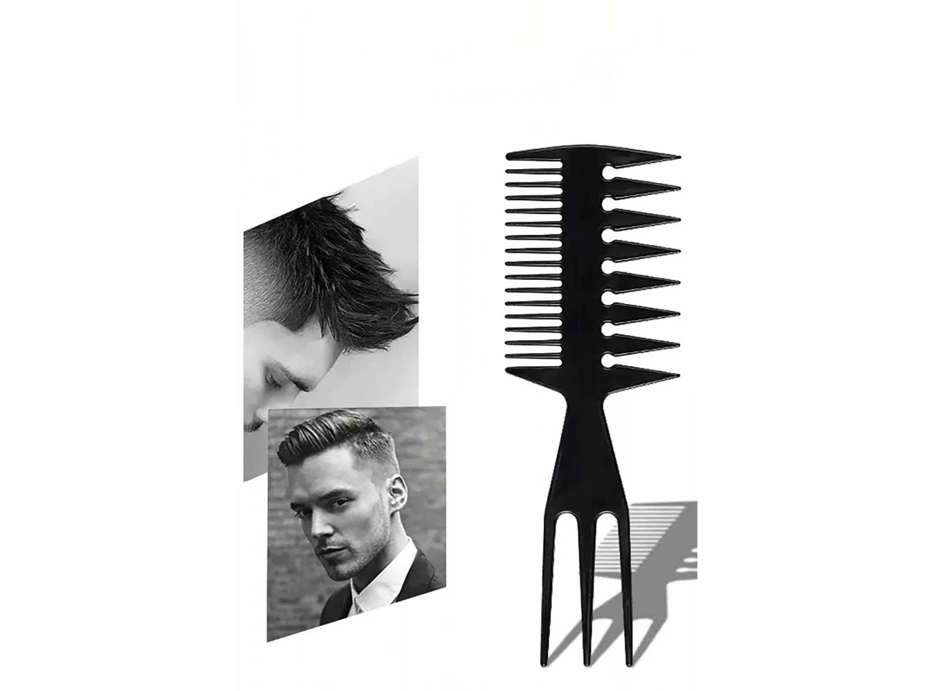 Siyah Renk Saç Şekillendiren Tarak