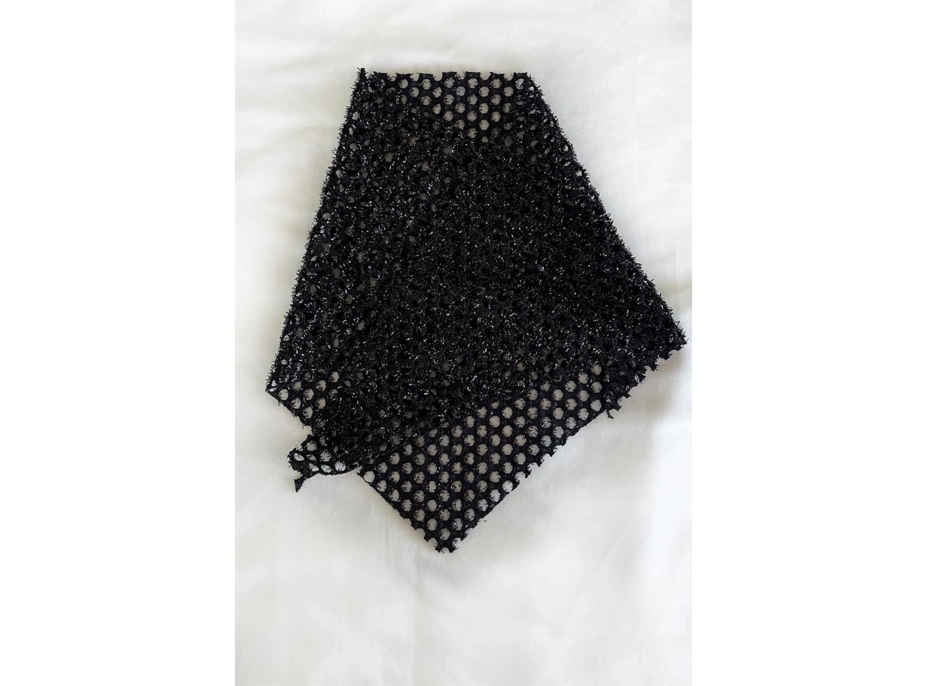 Siyah Renk Simli Fular