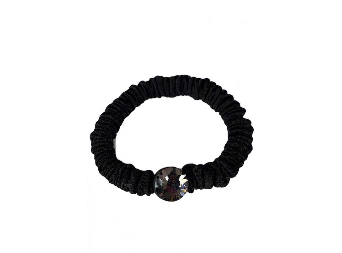 Siyah Renk Taş Detaylı Simit Toka