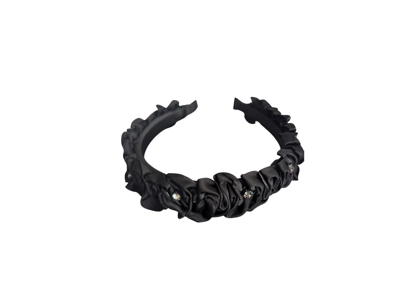 Siyah Renk Taş Detaylı Taç