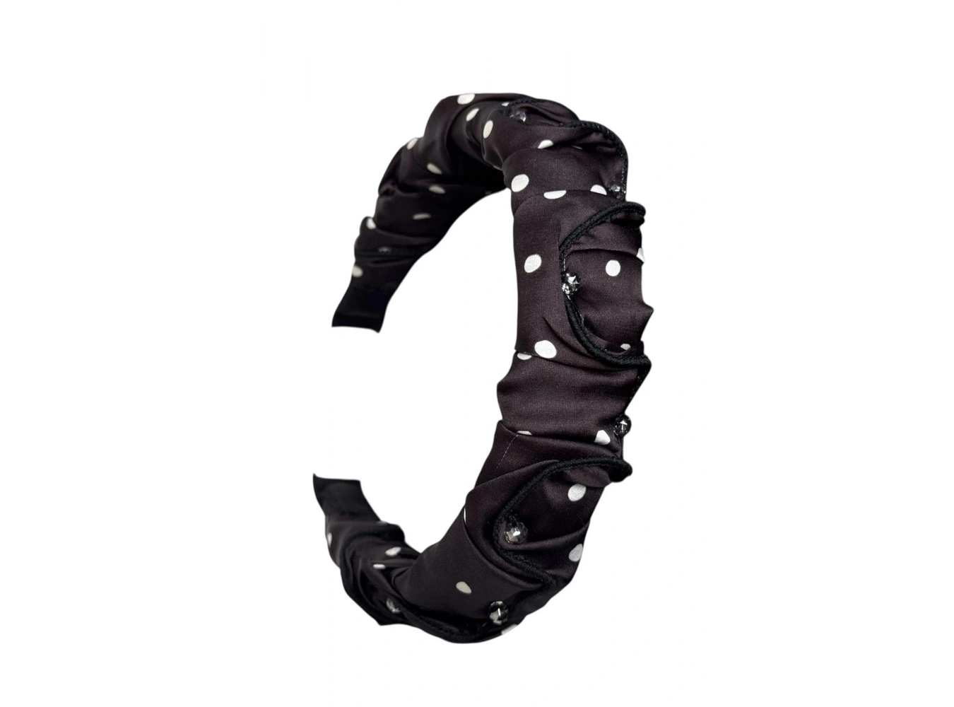 Siyah Renk Taş Detaylı Taç