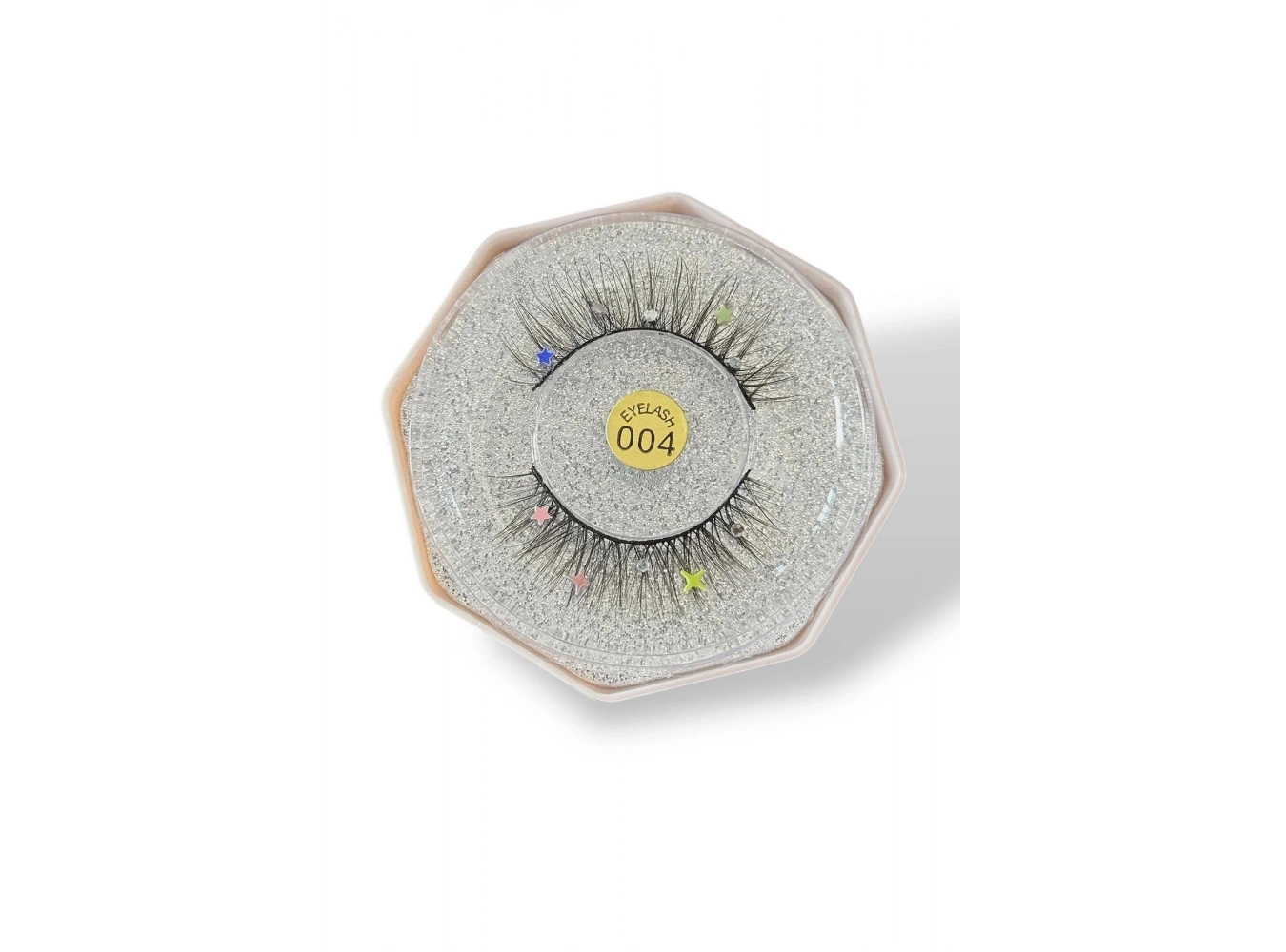 Siyah Renk Taş Detaylı Takma Kirpik 004