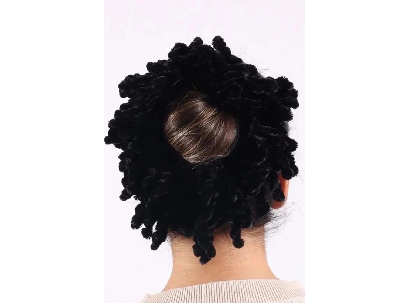 Siyah Renk Tesettür Topuz Tokası