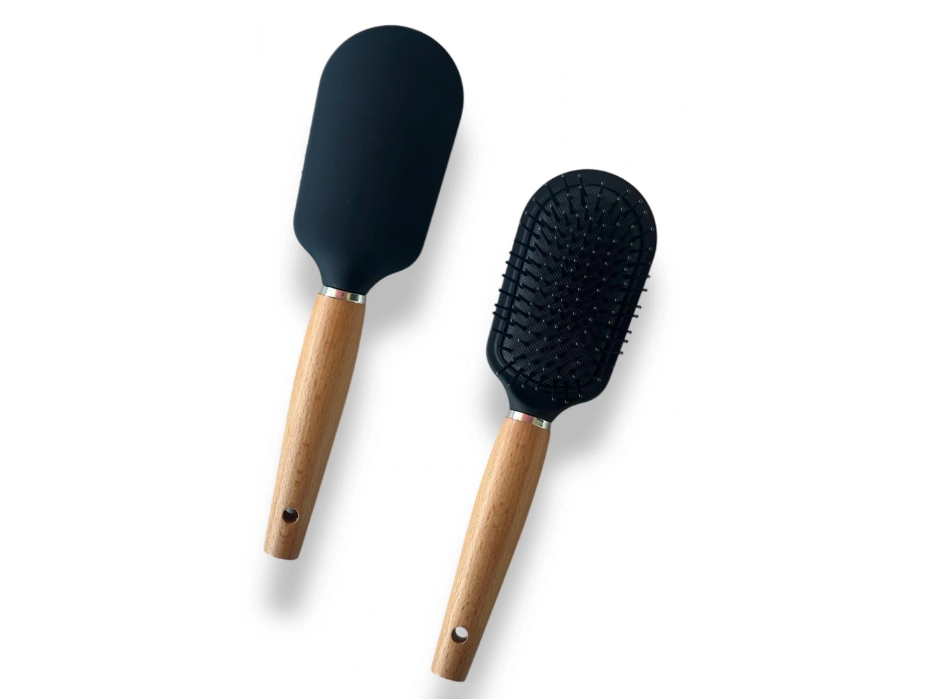 Siyah Ve Kahve Renk Saç Tarama Fırçası/ Tarak