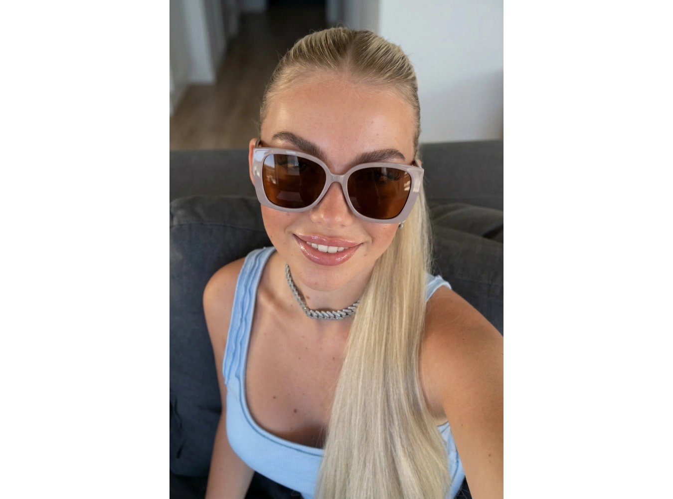 Somon Renk Kadın Güneş Gözlük