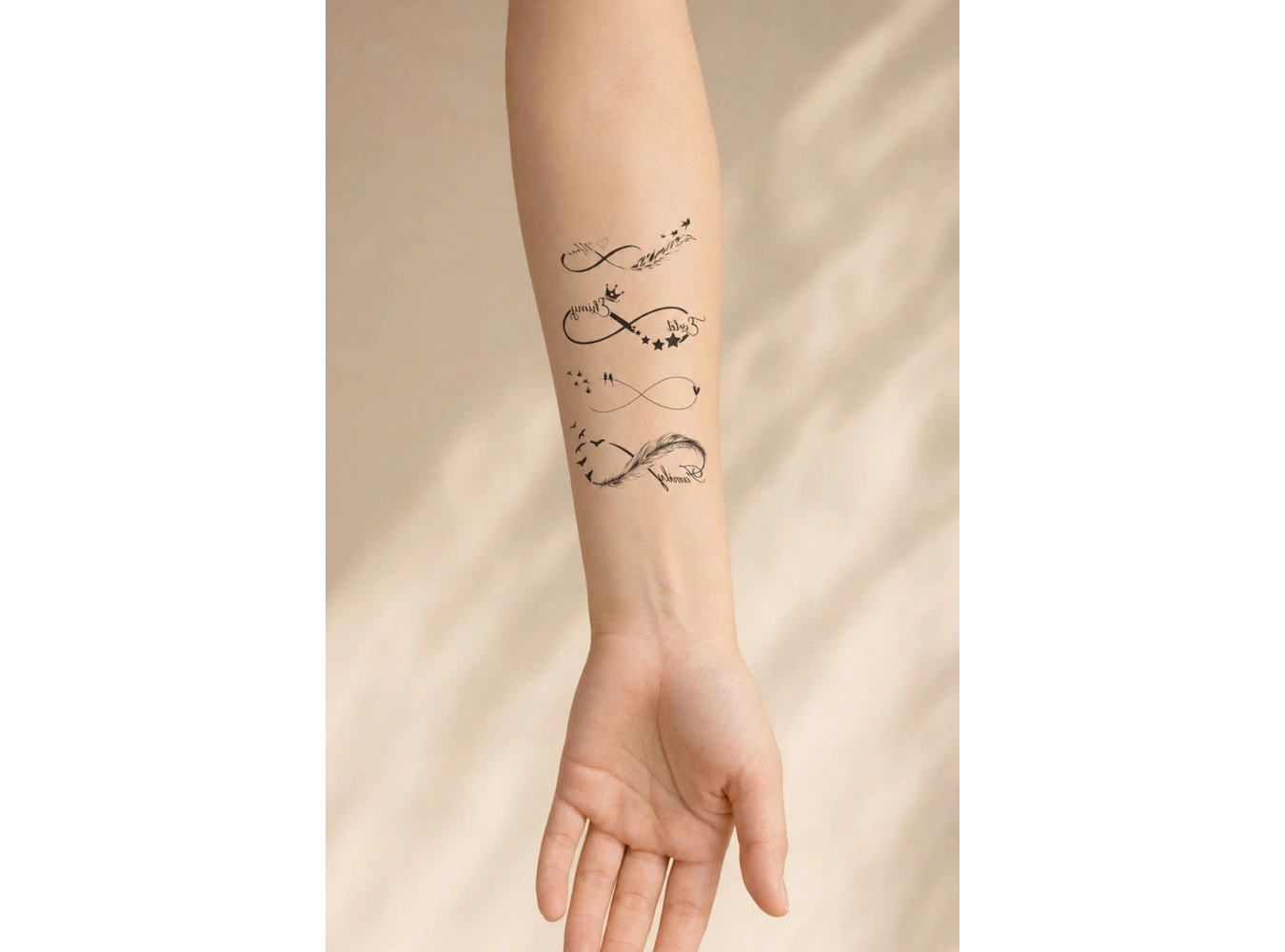 Sonsuzluk İşareti Mini Geçici Dövme Tattoo