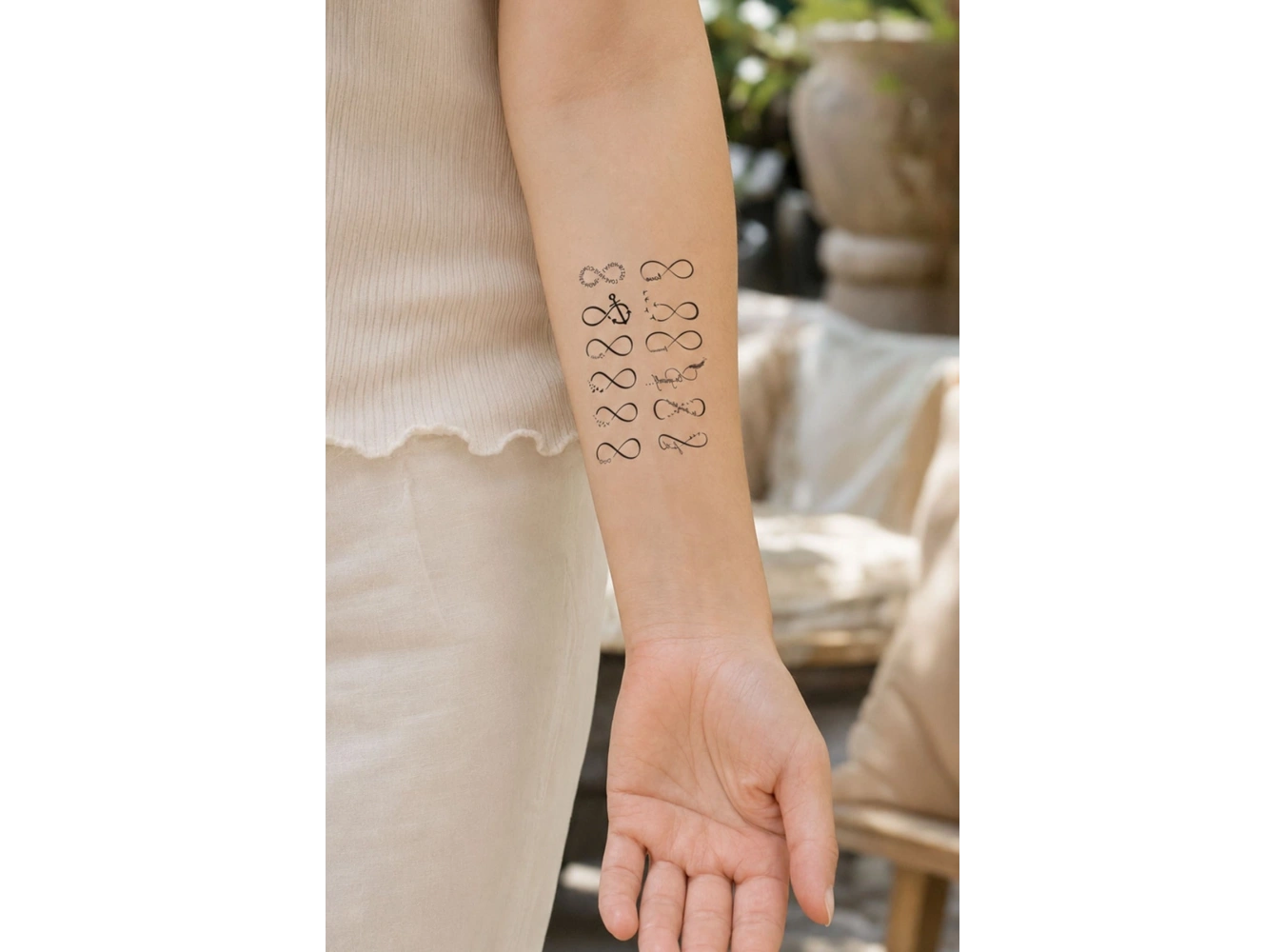 Sonsuzluk Mini Geçici Dövme Tattoo