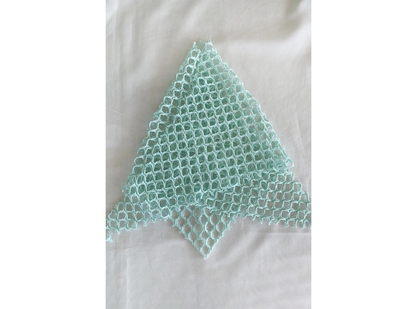 Su Yeşili Renk Simli Fular