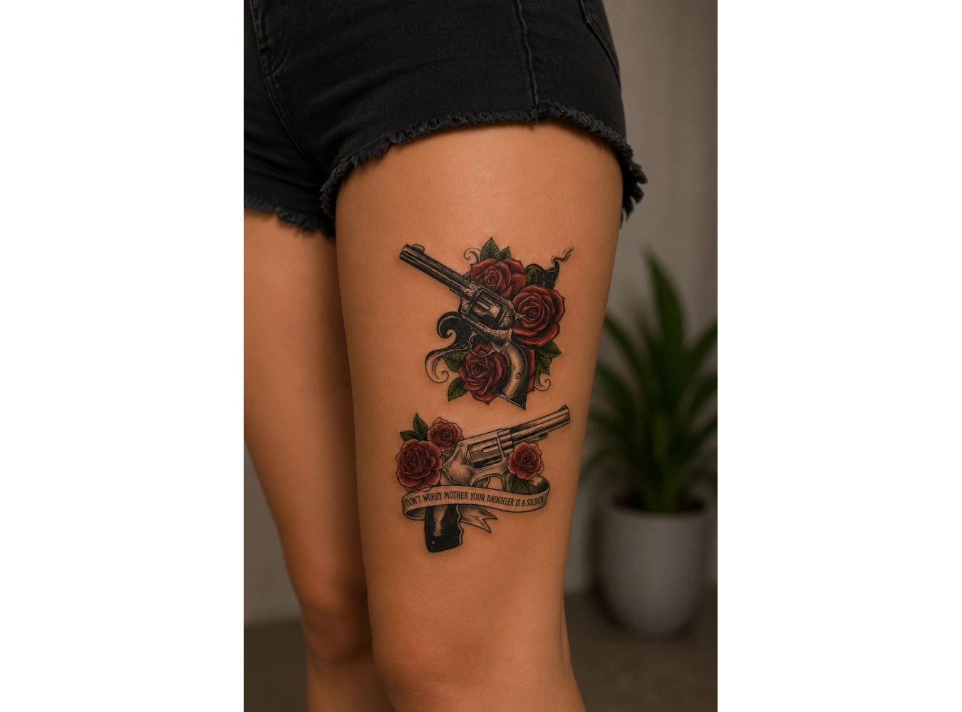 Tabanca Dövme Geçici Tattoo