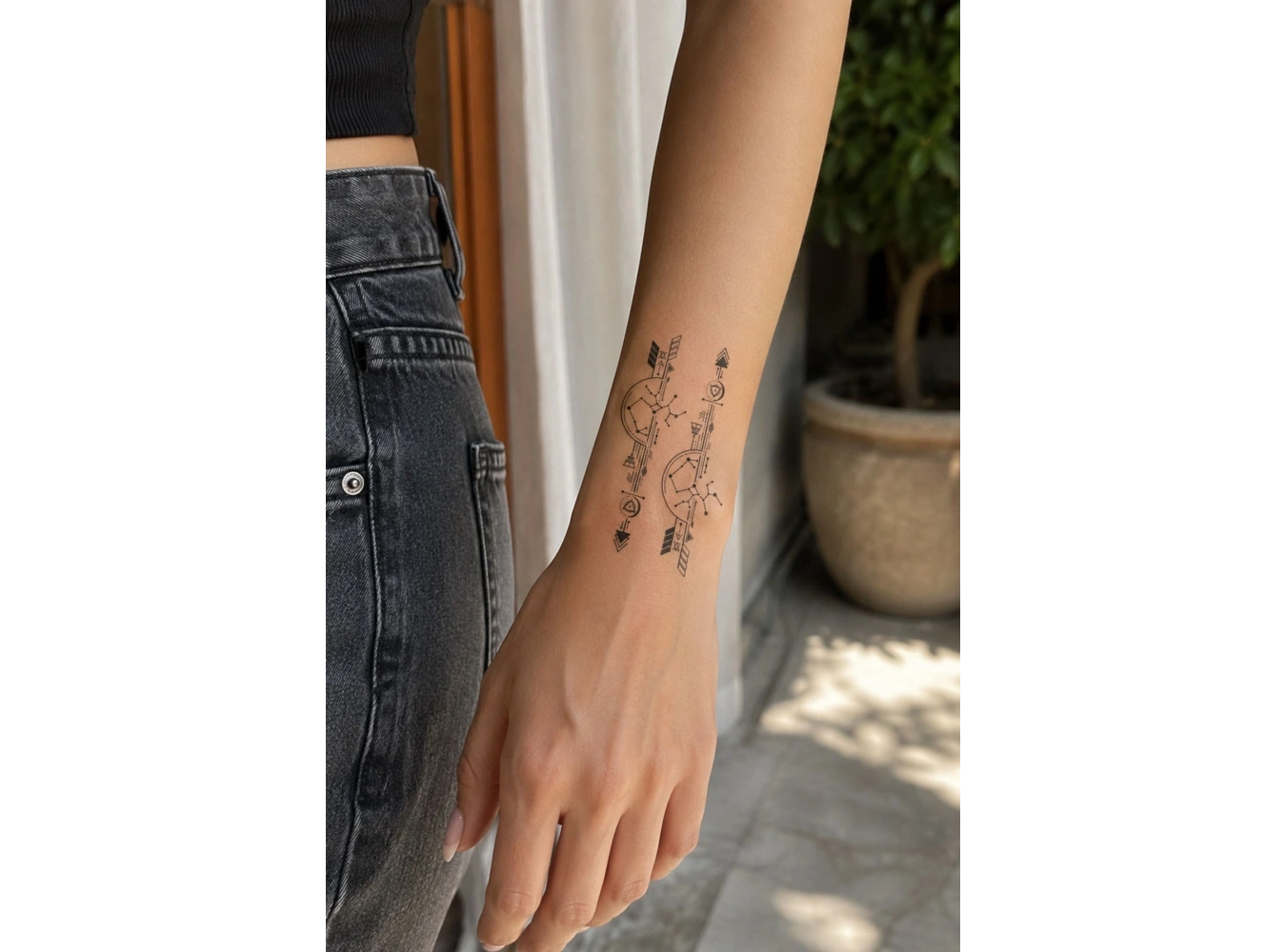 Takım Yıldızı Mini Geçici Tattoo