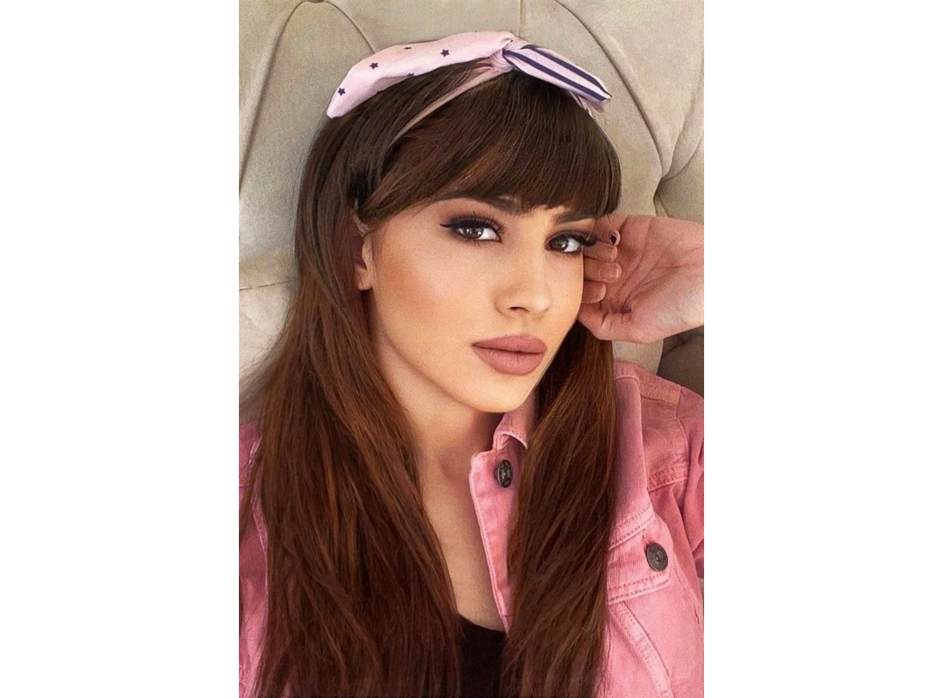 Takma Kahkül - Koyu Kahve Bronze Balyaj - M2/30# - Uzun Kenarlı