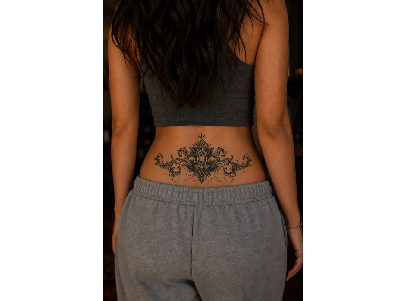 Taş Figürlü Sonradan Kararan Yarı Kalıcı Geçici Dövme Tattoo