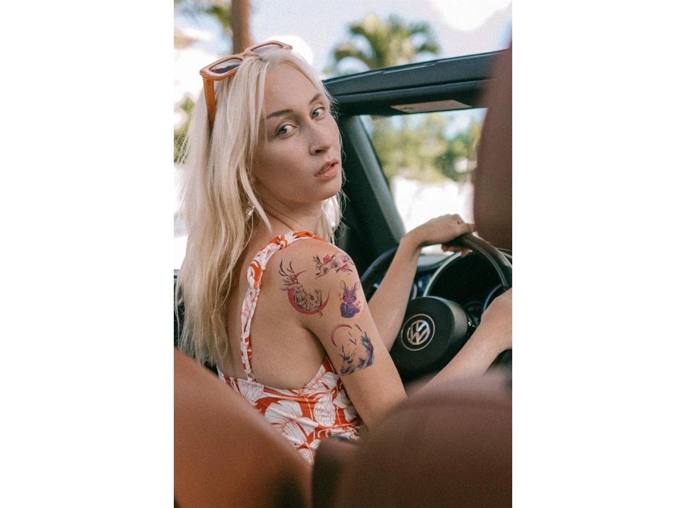 Tavşan Modelli Geçici Dövme Tattoo