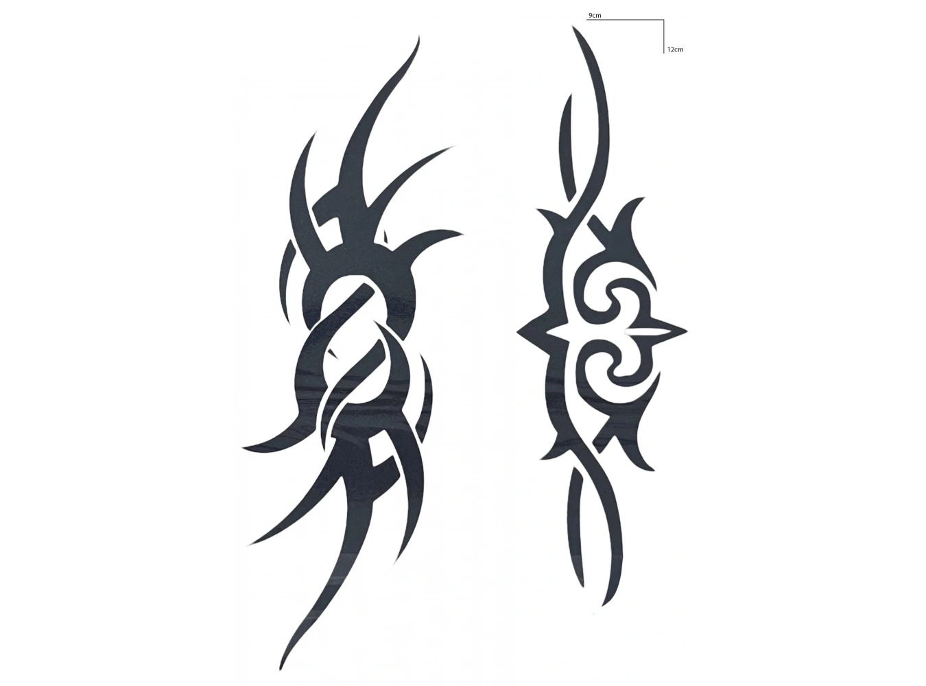 Tribal Figürlü 12 Saat Sonra Kararan Geçici Mini Dövme Tattoo