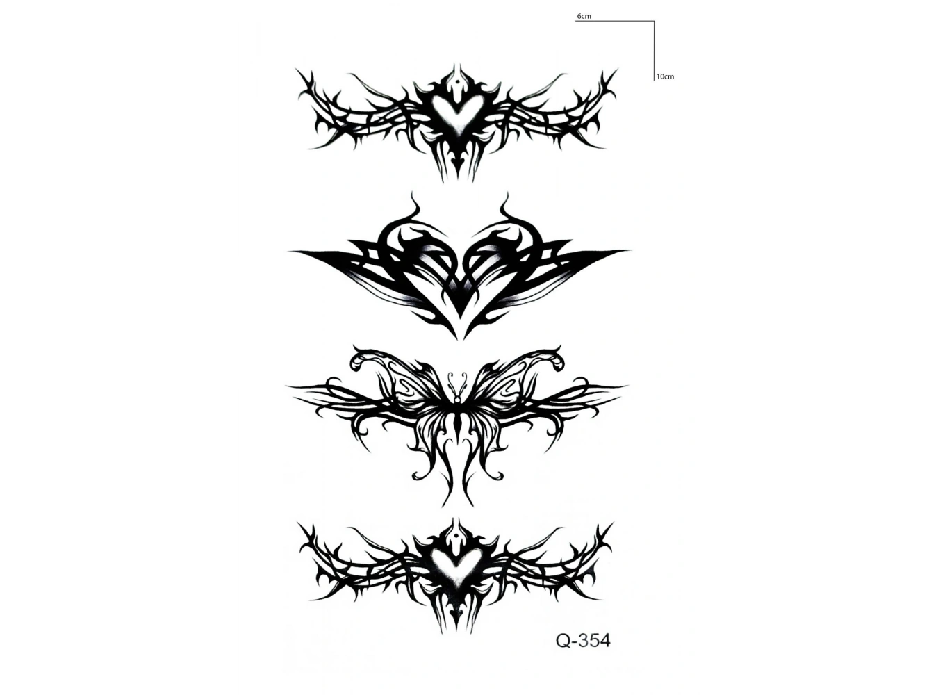 Tribal Gül Geçici Dövme Tattoo