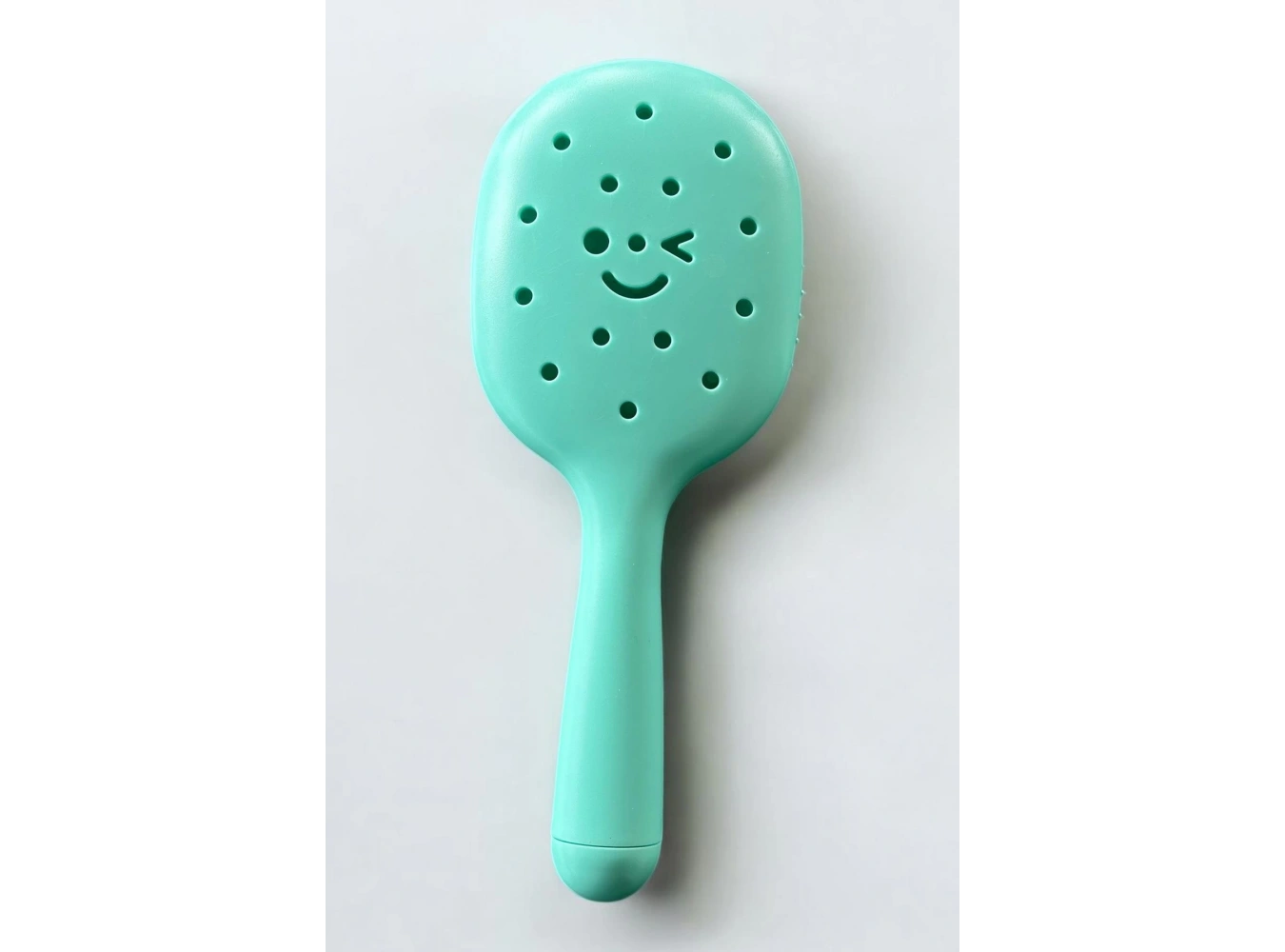 Turkuaz Renk Charm Takılabilen Saç Tarama Fırçası/ Tarak