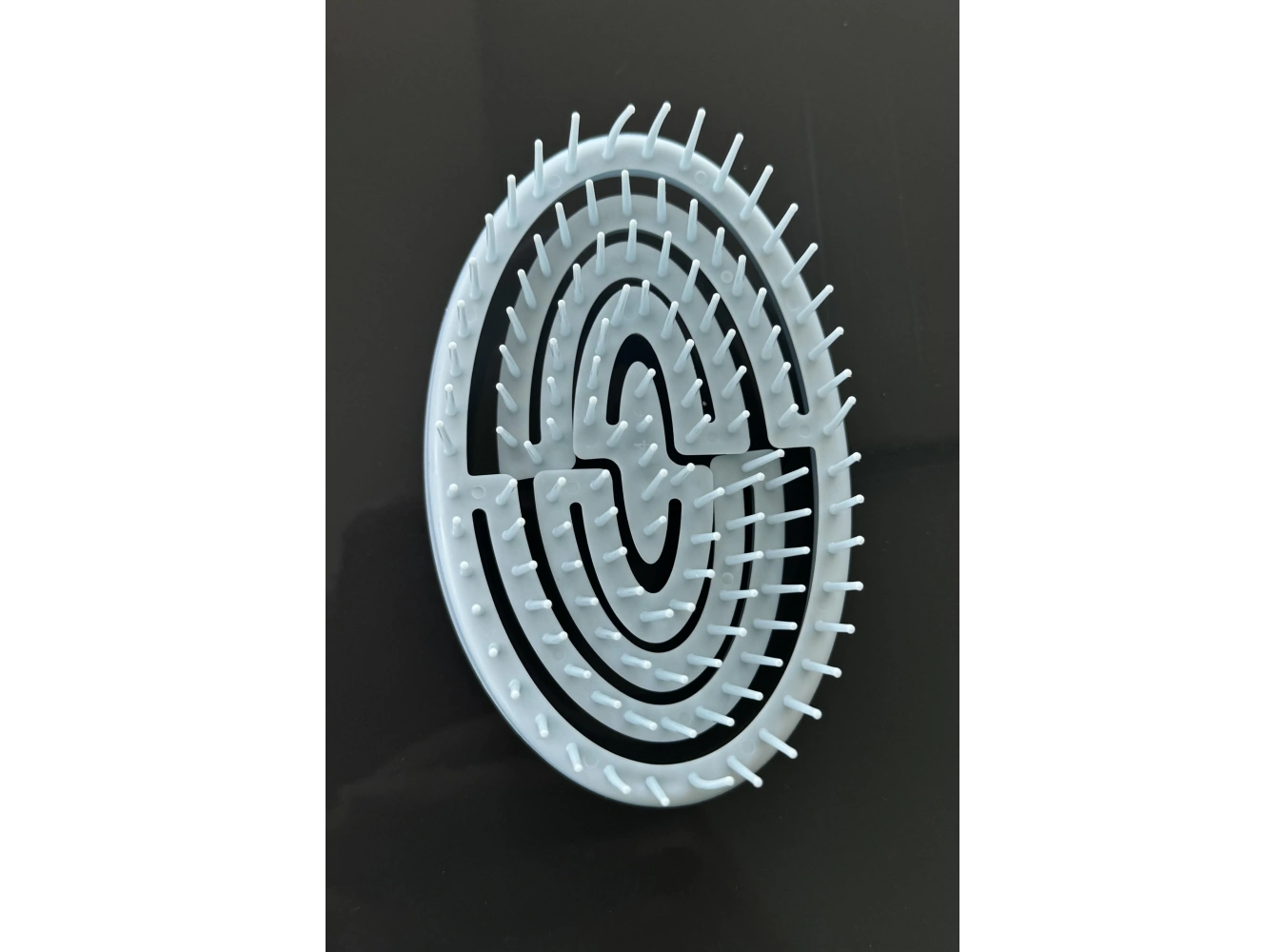 Turkuaz Renk Taşınabilir Saç Tarama Fırçası/ Tarak