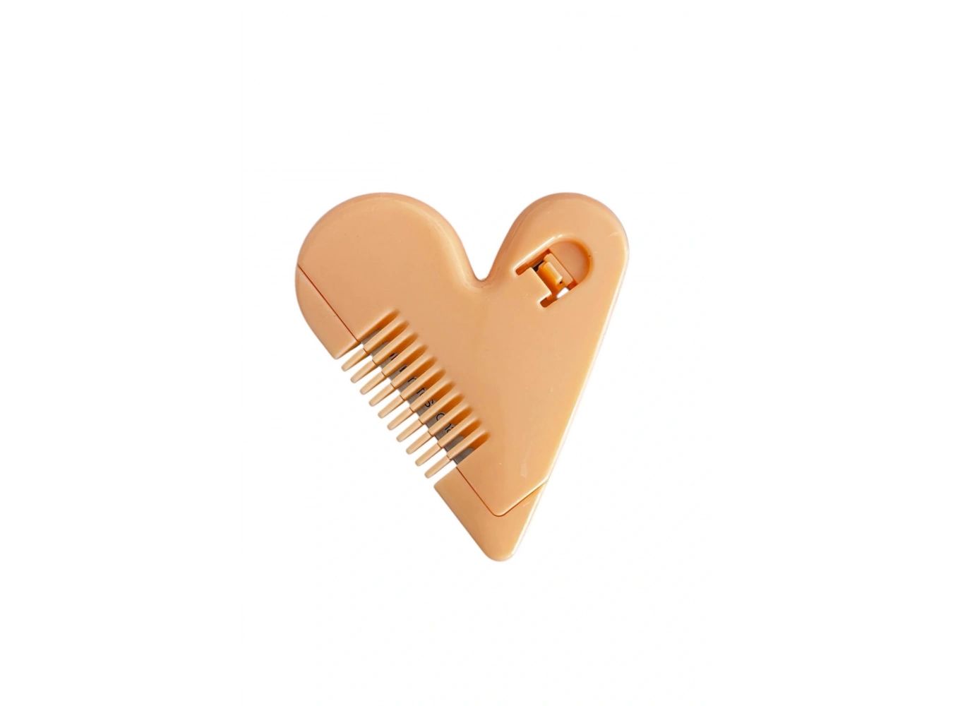 Turuncu Renk Kalp Figürlü Saç Kırık Alma Aparatı