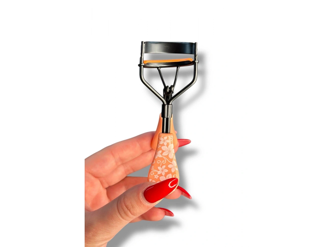 Turuncu Renk Kirpik Kıvırıcı/ Kirpik Kıvırma Aparatı