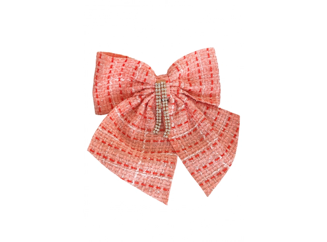 Turuncu Renk Kurdele Figürlü Taş Detaylı Otomat Toka