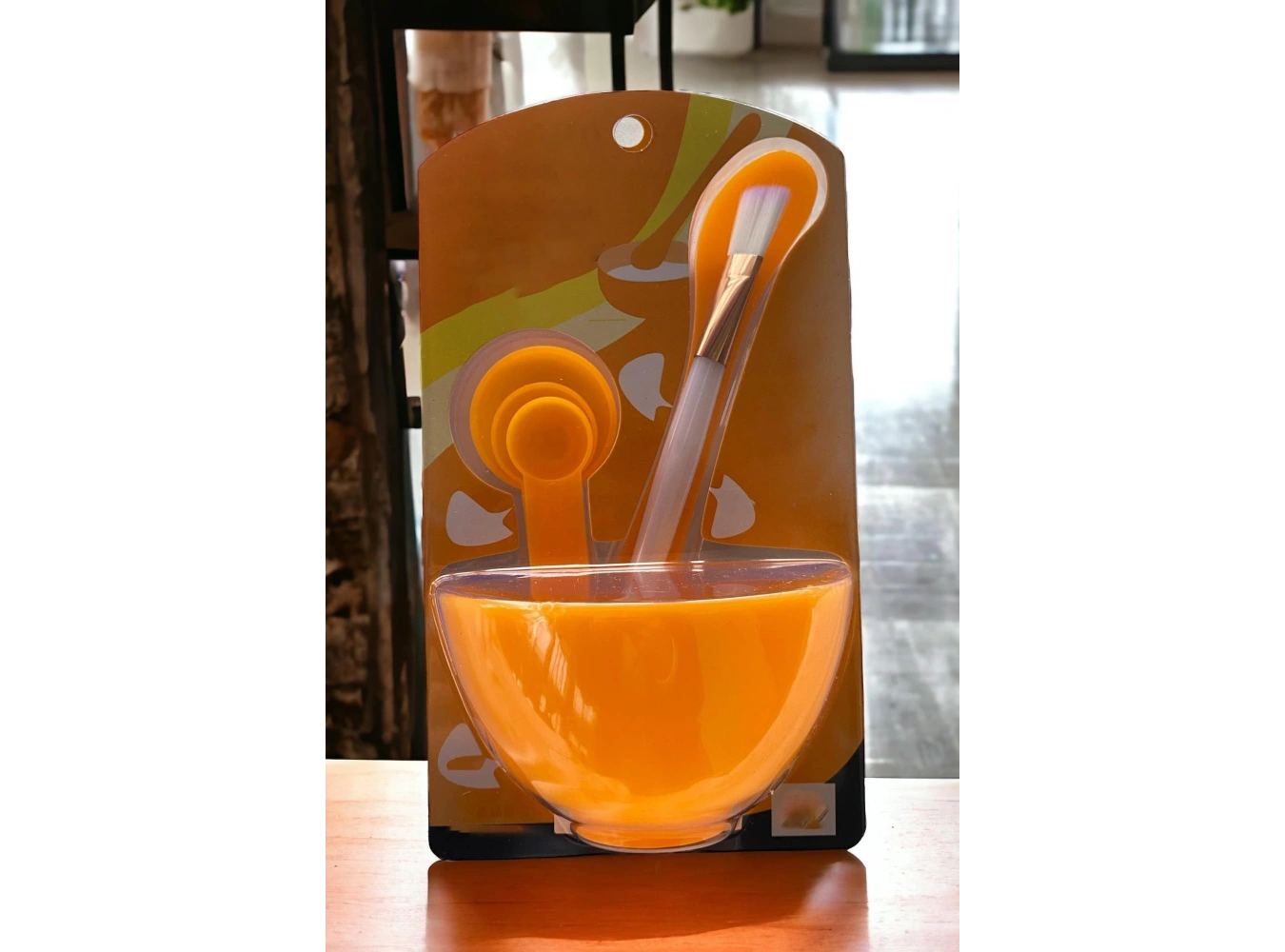 Turuncu Renk Yüz Maskesi Karıştırma Kabı