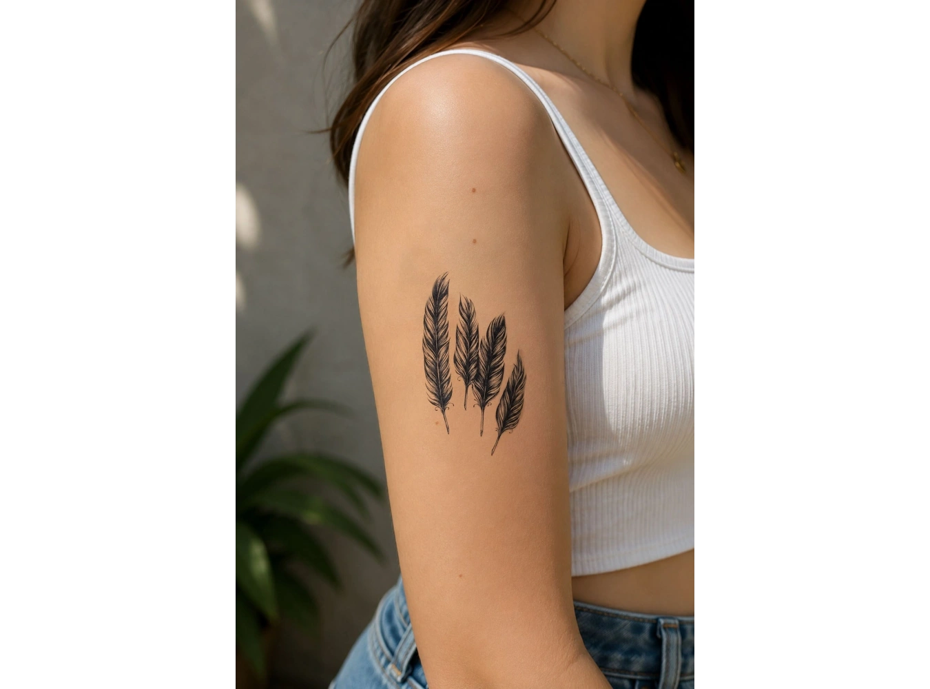Tüy Mini Geçici Dövme Tattoo