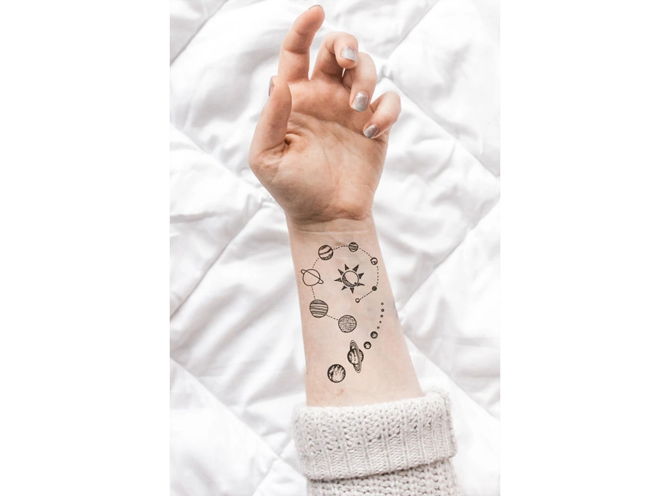 Uzay Geçici Dövme Tattoo