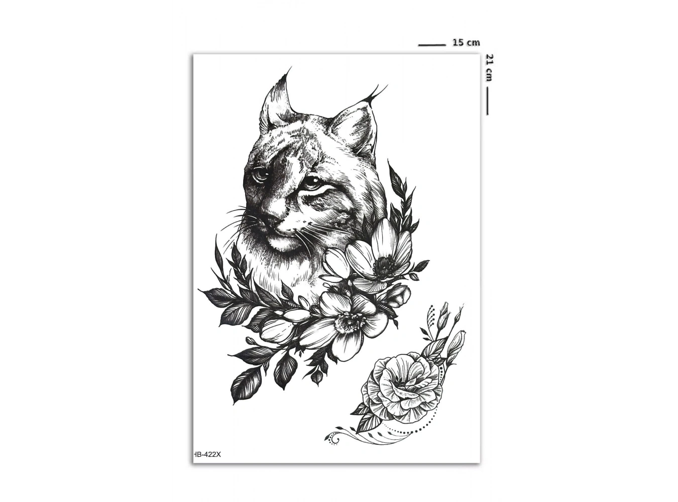 Vaşak Geçici Dövme Tattoo