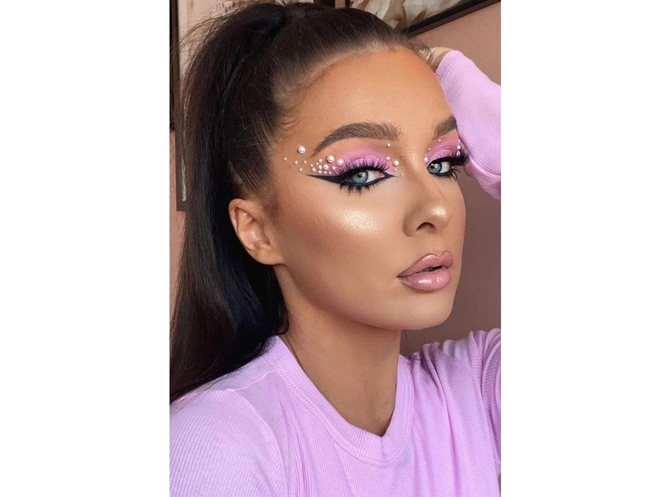 Vücut, Saç Ve Yüz Taşı/ Yapışkanlı İncili Yüz Sticker