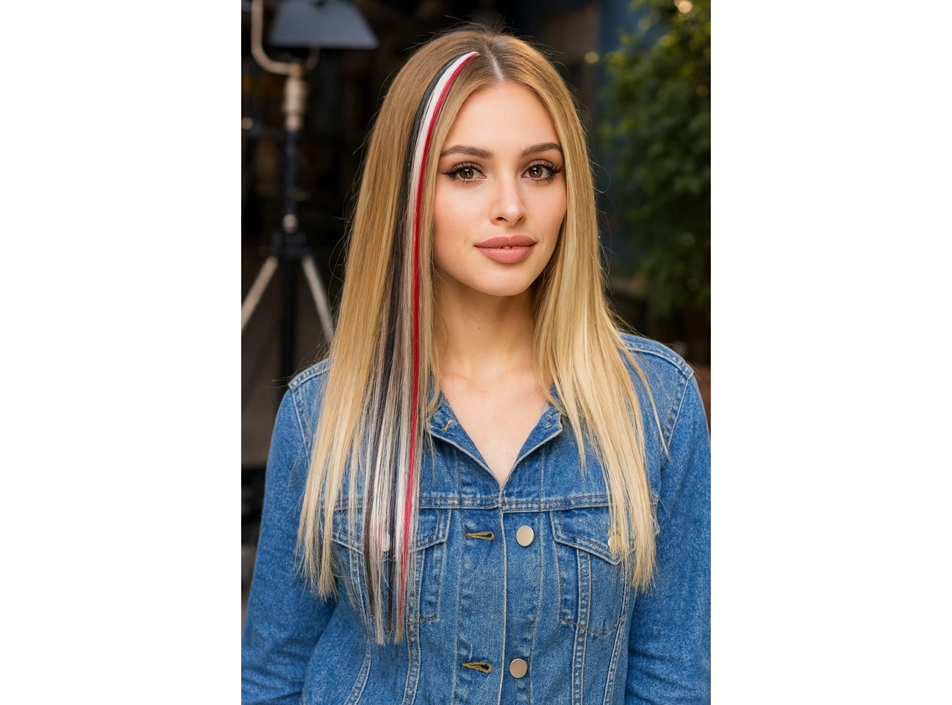 Yan Postiş / Çok Renkli / 50 Cm