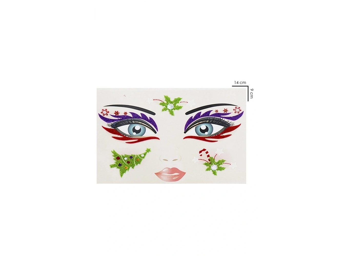 Yapışkanlı Yüz Dövme Tattoo