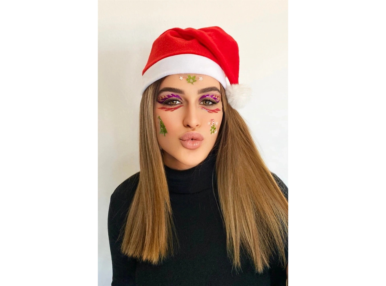 Yapışkanlı Yüz Dövme Tattoo