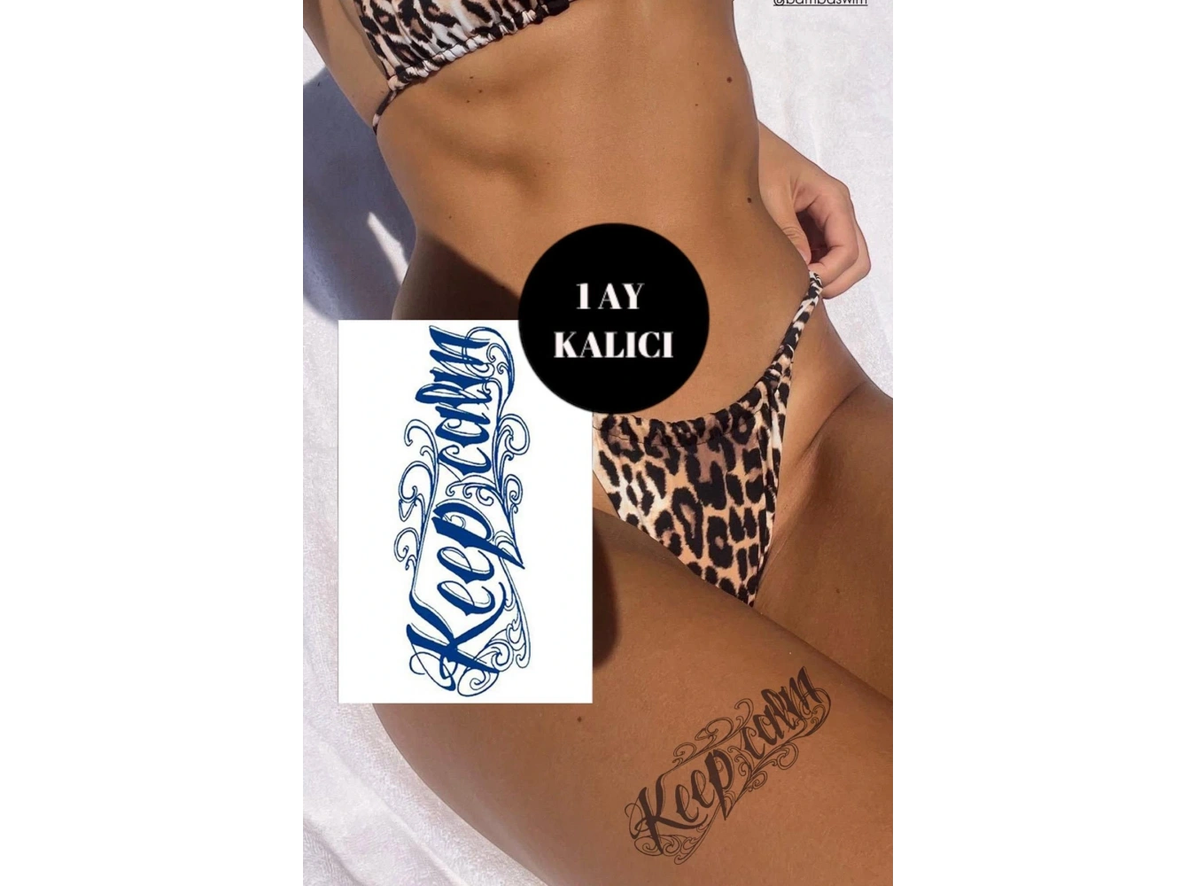 Yazı Detaylı 12 Saat Sonra Kararan Geçici Dövme Tattoo