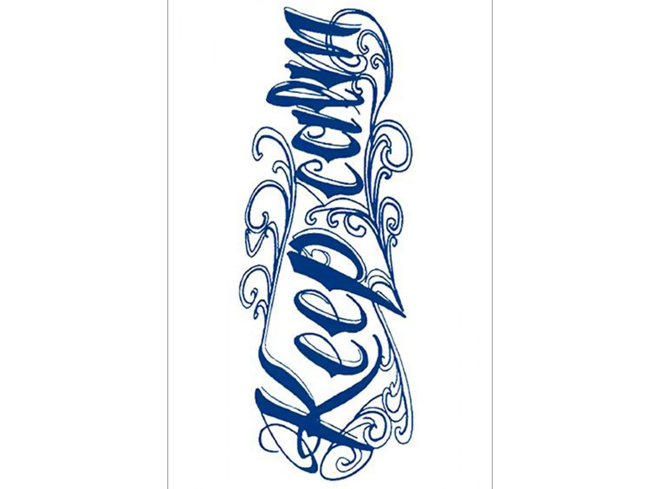 Yazı Detaylı 12 Saat Sonra Kararan Geçici Dövme Tattoo