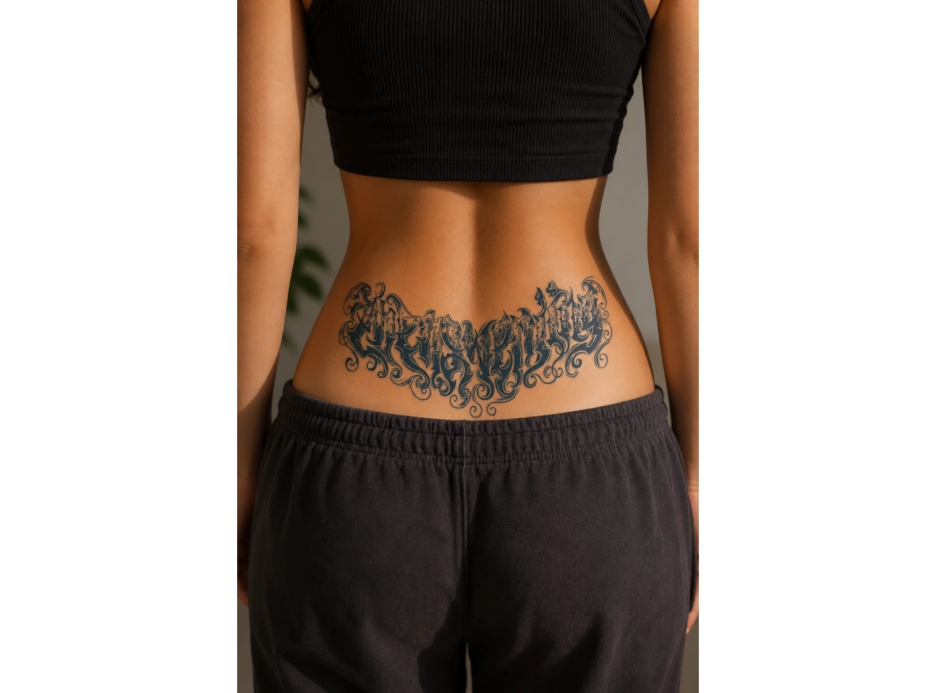 Yazı Figürlü Sonradan Kararan Yarı Kalıcı Geçici Dövme Tattoo