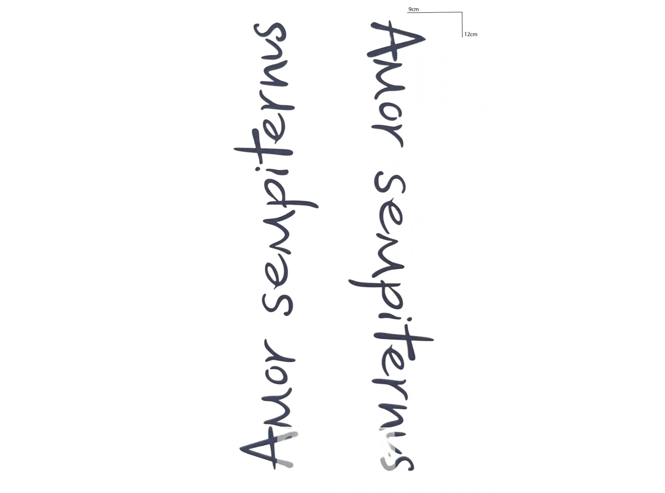 Yazılı 12 Saat Sonra Kararan Geçici Dövme Tattoo