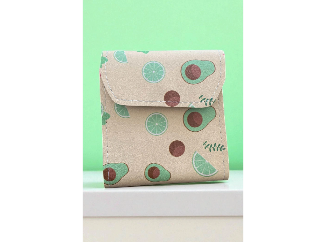 Yeşil Renk Avakado Figürlü 12li Manikür Pedikür Seti