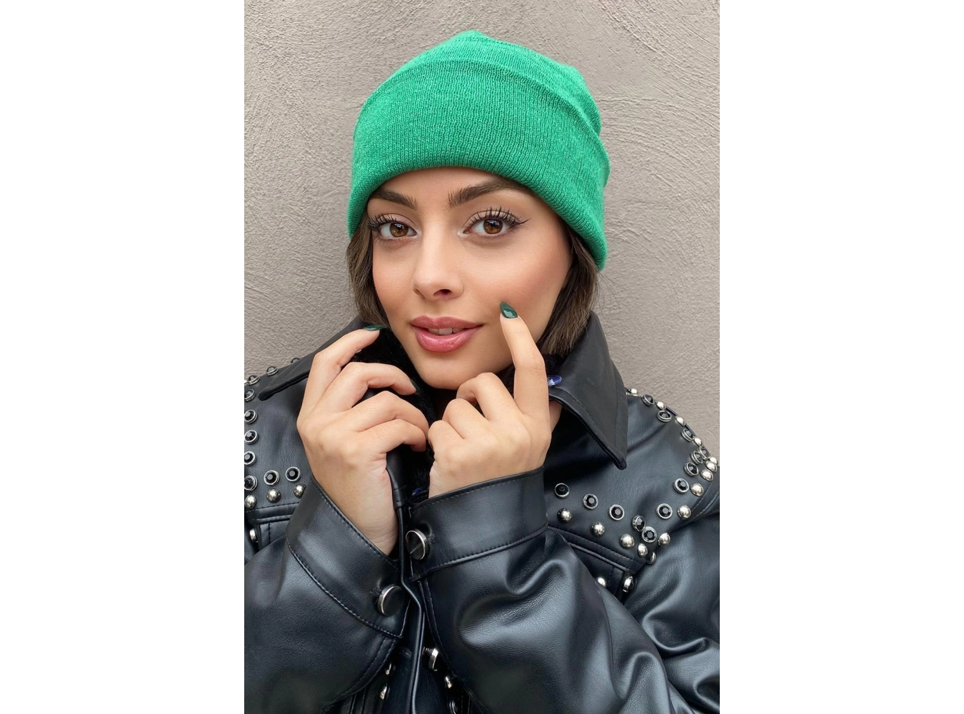 Yeşil Renk Bere/ Şapka