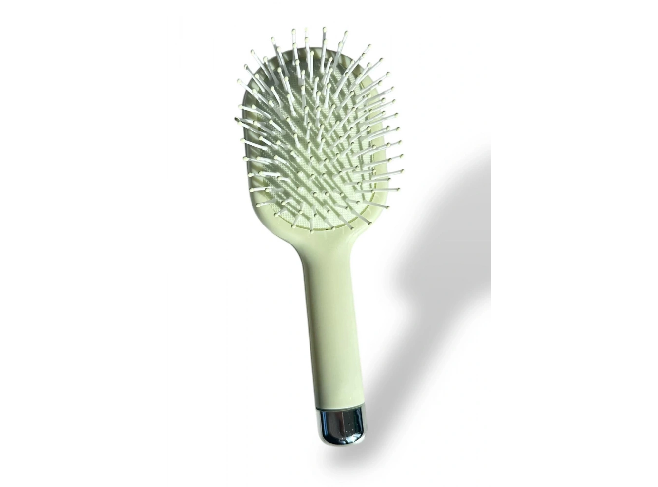 Yeşil Renk Çiçek Detaylı Saç Tarama Fırçası/ Tarak