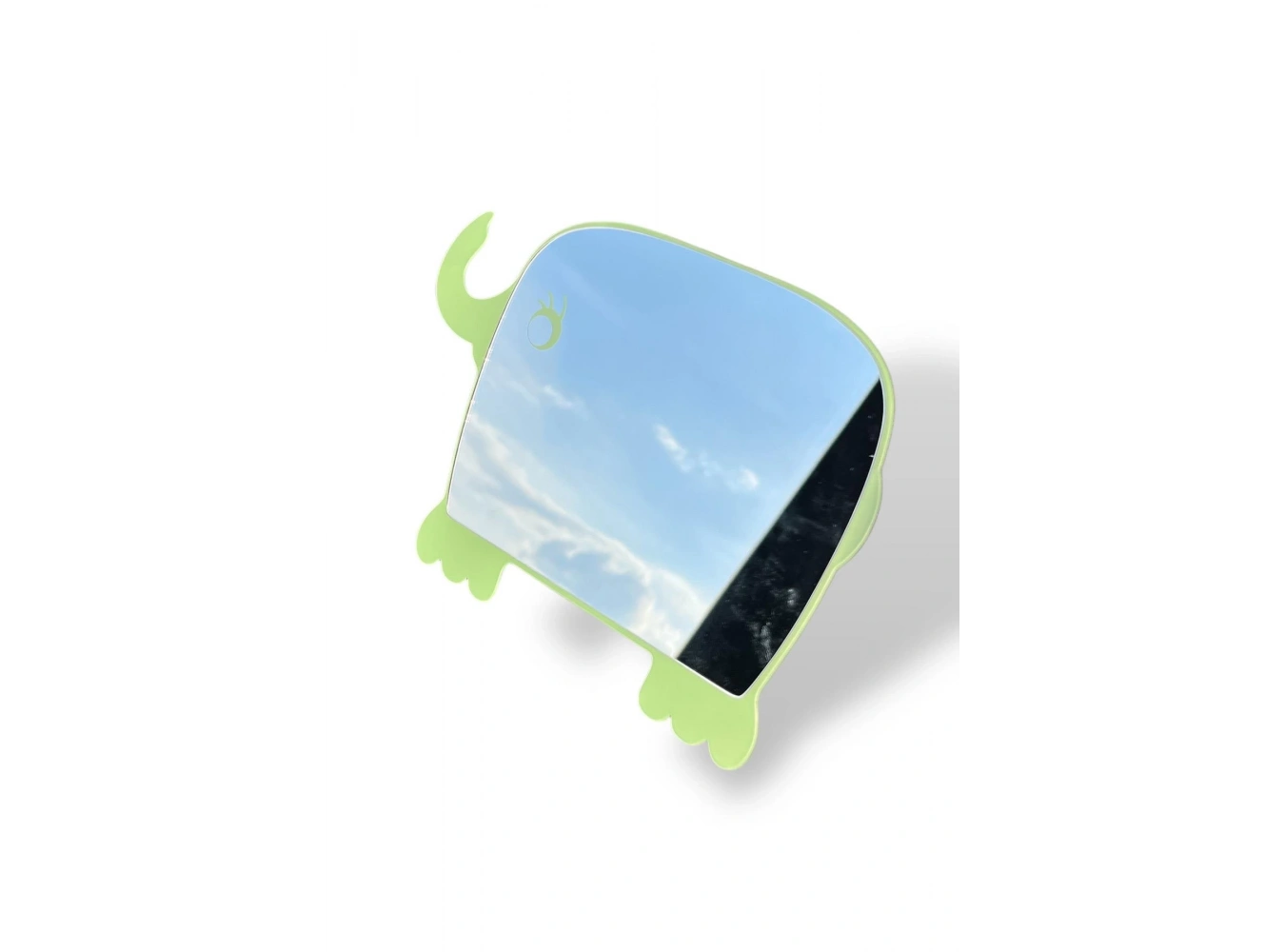 Yeşil Renk Fil Figürlü Masa Aynası