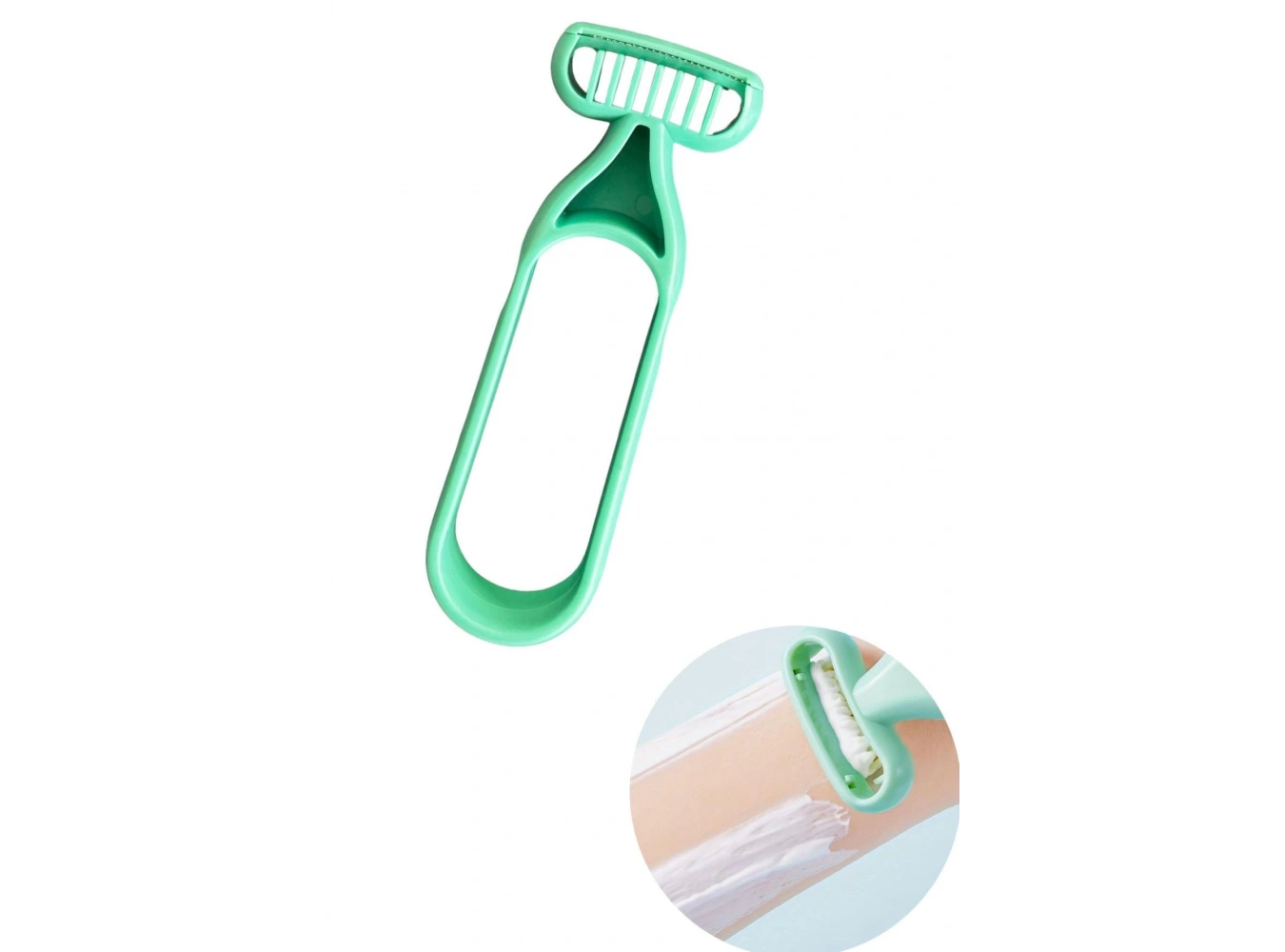 Yeşil Renk Kadın Jilet/Tıraş Bıcağı